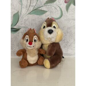 Chip & Dale Disney Plush Set Of 2 Classic Collectible Stuffed Animals